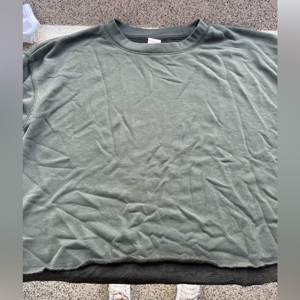 Green soft pajama shirt
